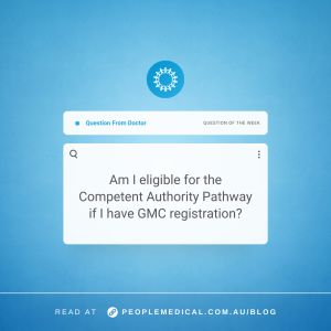 Am I eligible for the Competent Authority Pathway if I have GMC registration?
